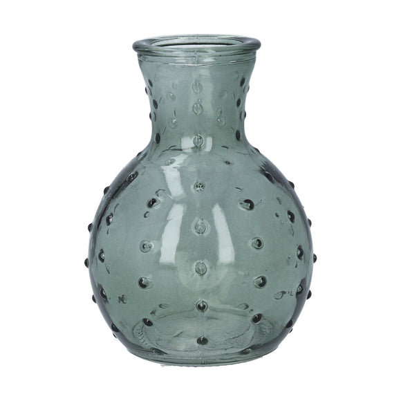 Gisela Graham | Green Dimple Glass Bud Vase