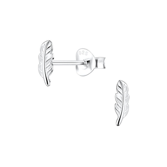 It's Yours | Sterling Silver Feather Ear Studs