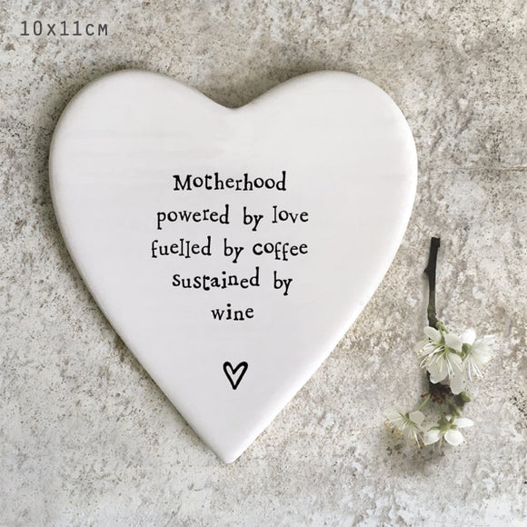 East Of India | Porcelain Coaster - Motherhood Powered By Love