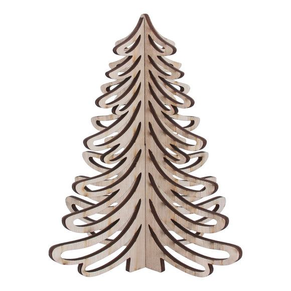 Gisela Graham | Slot Together Natural Wood Christmas Tree