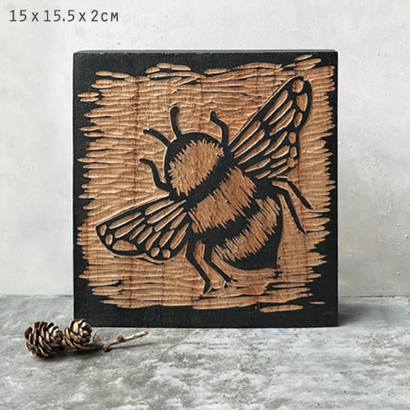 East of India | Wood Block - Bee