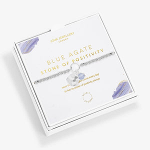Joma Jewellery | Spirit Stone-Blue Agate Bracelet
