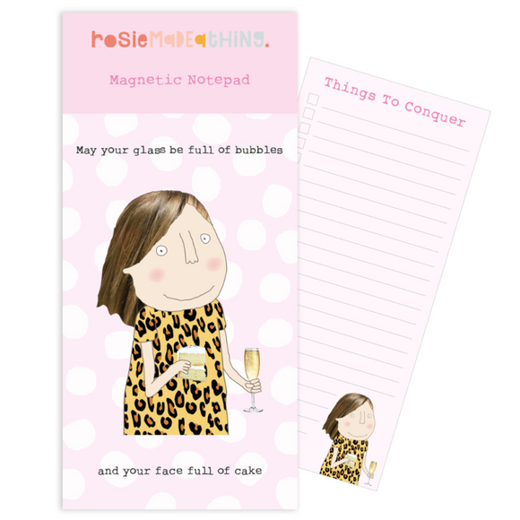 Rosie Made a Thing | Bubble and Cake Magnetic Notepad