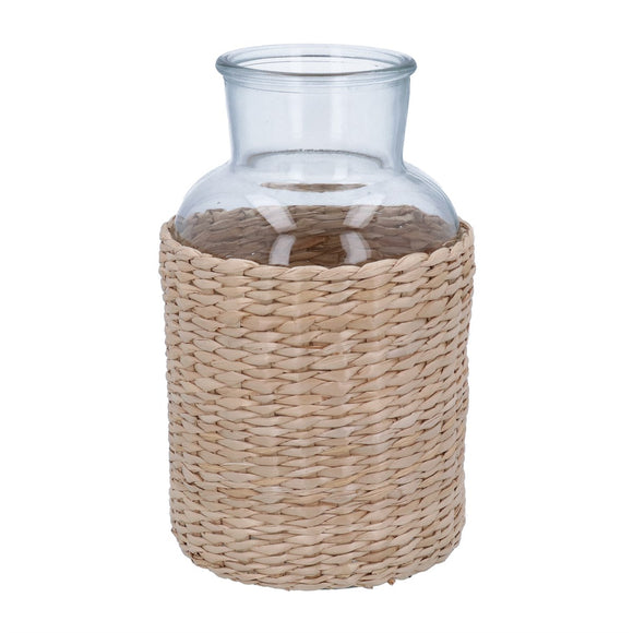 Gisela Graham | Glass Vase With Rattan Cover - Large