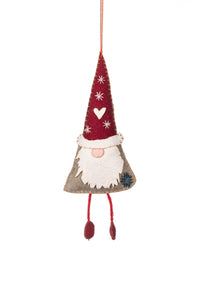 Christmas Decoration | Felt Large hanging 2D Gnome