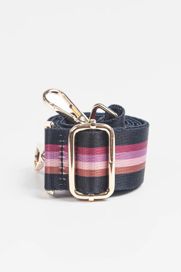 MSH | Black Pink Centre Stripe Bag strap