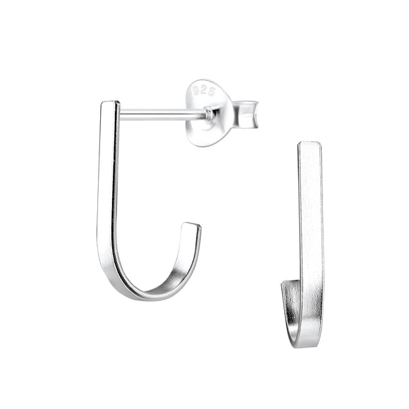 It's Yours | Sterling Silver Rectangular Ear Studs