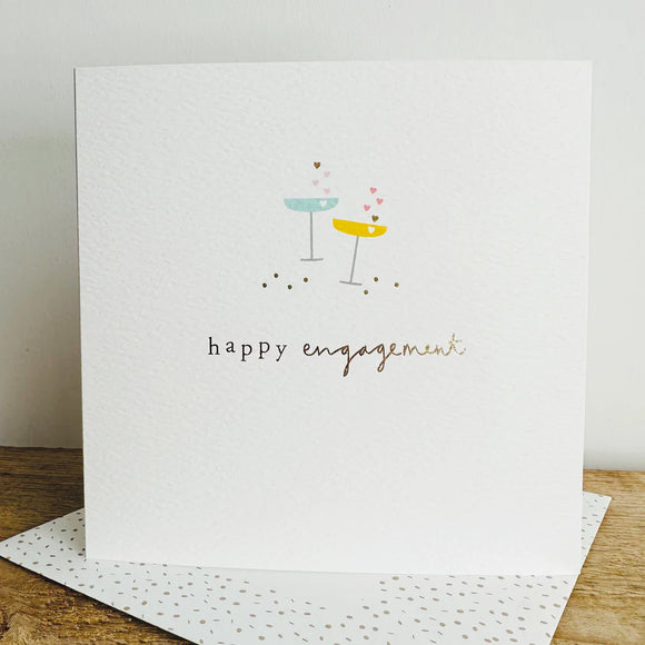 Megan Claire | Happy Engagement Card
