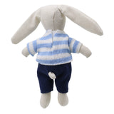 The Puppet Company | Bunny in Blue Stripe Jumper