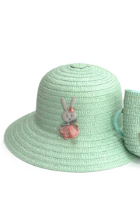 Childs Sun Hat | Green Rabbit Childrens Sunhat