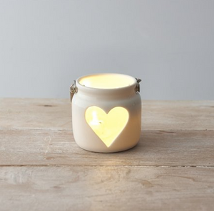Candle Holder | Cut Out Heart Tea Light Holder