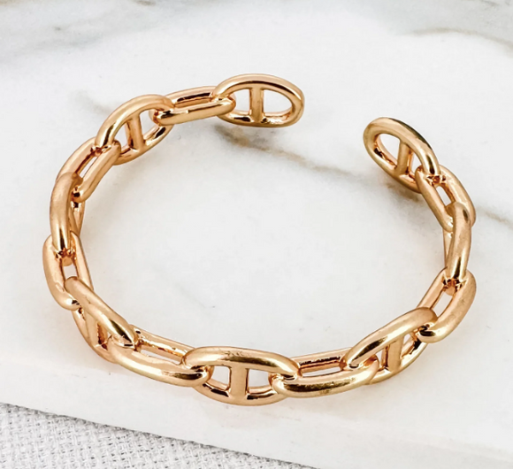 Envy Jewellery | Gold Chain Link Bangle