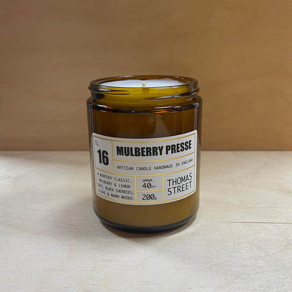 Thomas Street | Mulberry Presse Candle - 200g