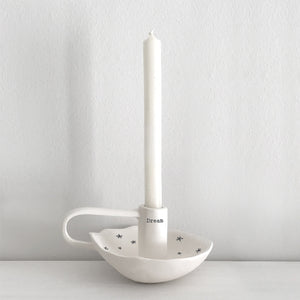 East of India | Porcelain candle holder - Dream