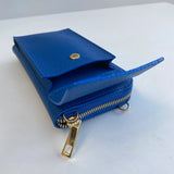 Leather Mobile Phone Bag - Royal Blue