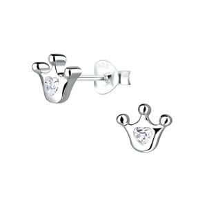 It's Yours | Sterling Silver Crown Ear Studs