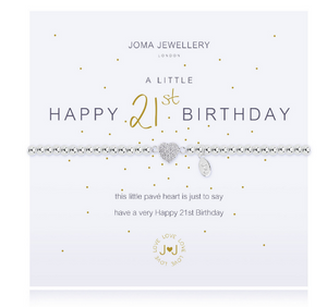 Joma Jewelllery | A Little Happy 21st Bracelet