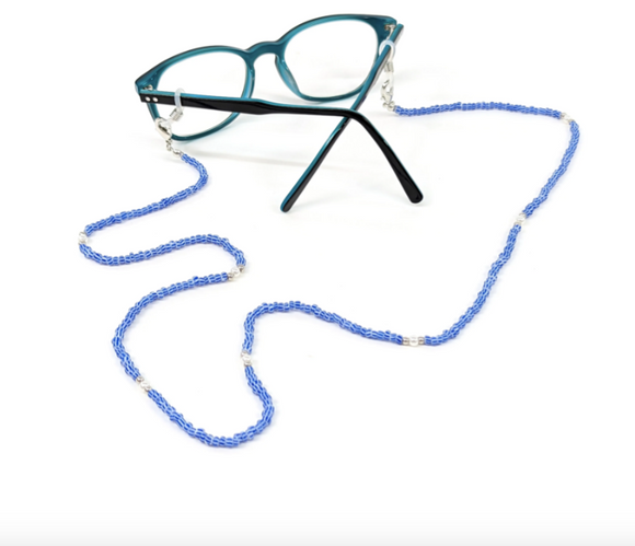 Glasses Chain | Blue Seed Bead